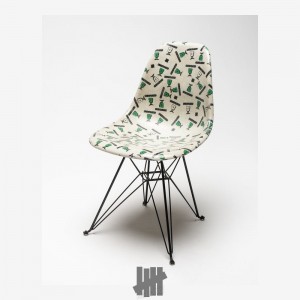 Undefeated Undftd UNDEFEATED X MODERNICA SIDE SHELL EIFFEL CHAIR WITH CUSTOM COVER | FZ75-L9TZ